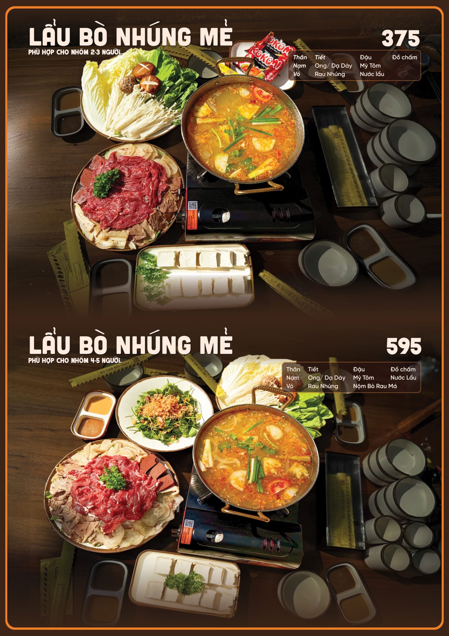 Tờ 1 - mặt trước - Lẩu Bò Nhúng Mẻ