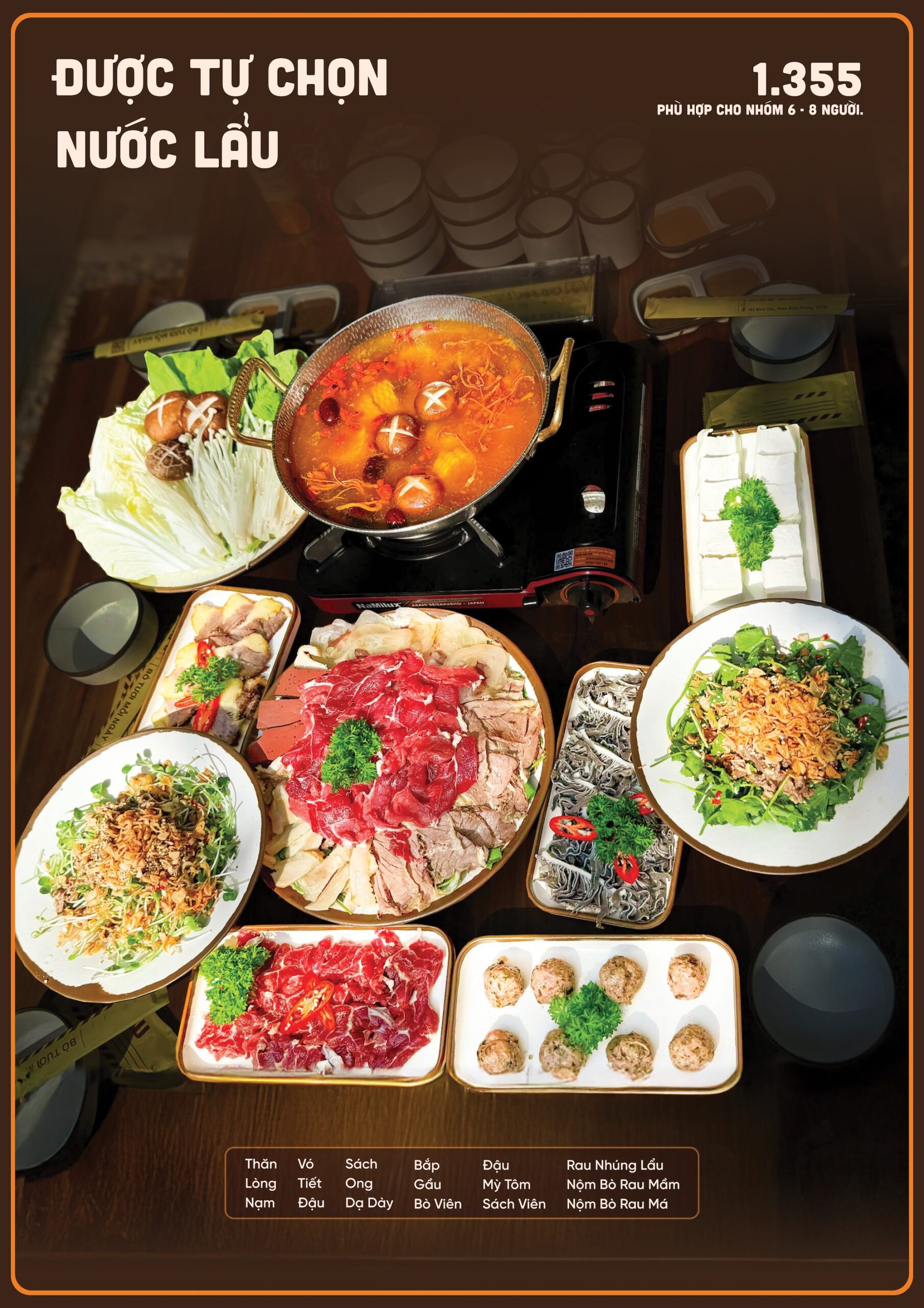 Tờ 2 - mặt sau - Tự chọn nước lẩu