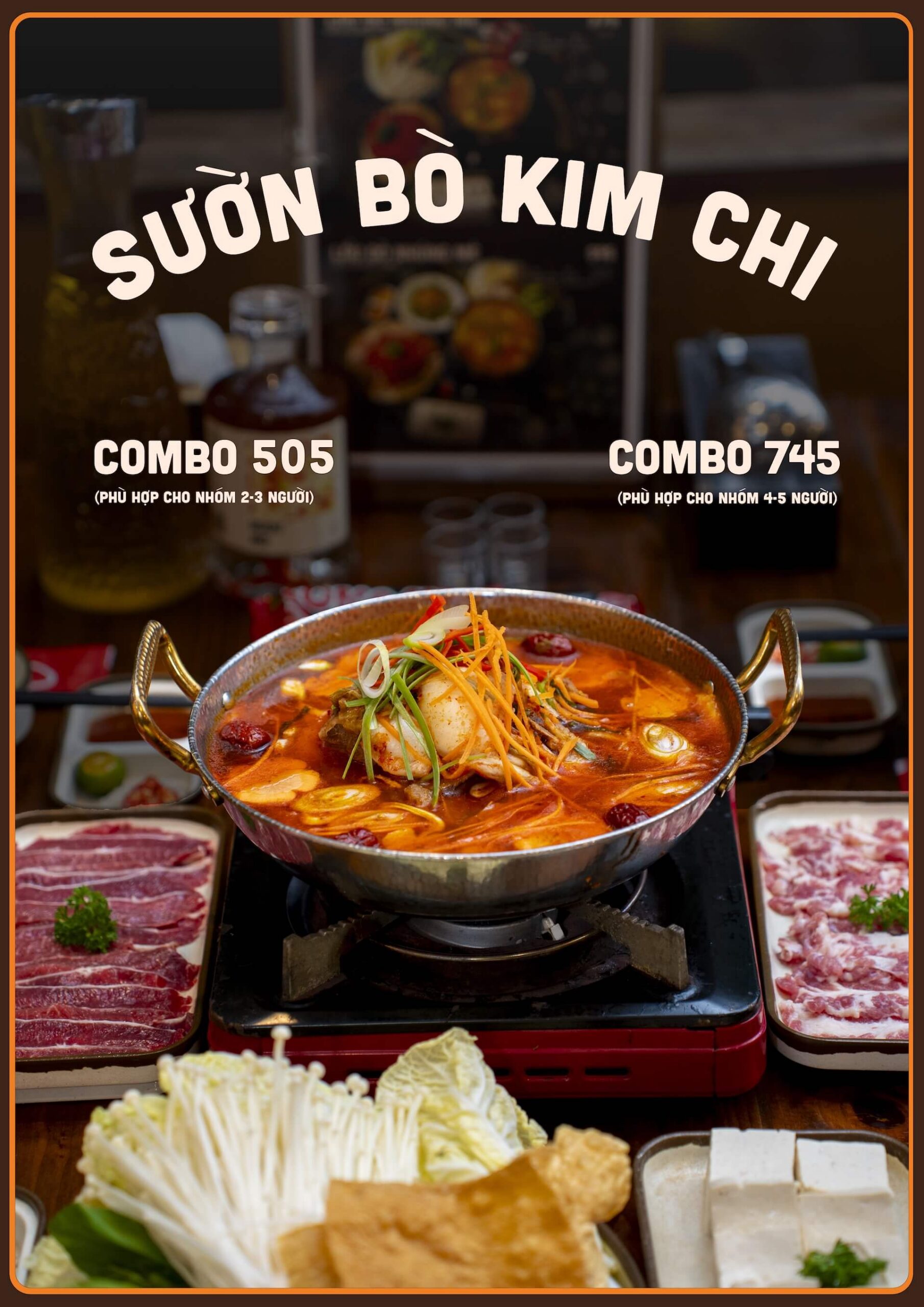 Tờ 1 - Trước - Sườn Bò Kim Chi